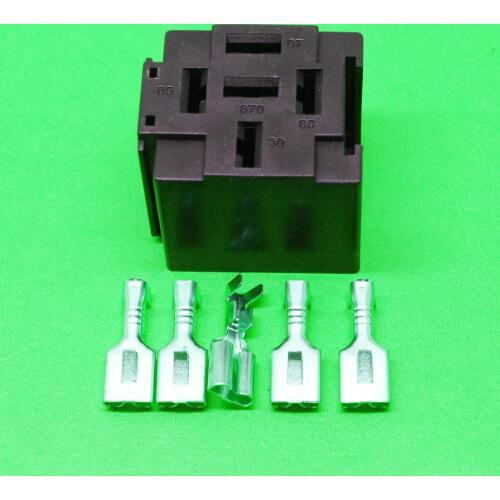 200set by DHL Automotive Car Relay Sockets Relays 5pin 5P