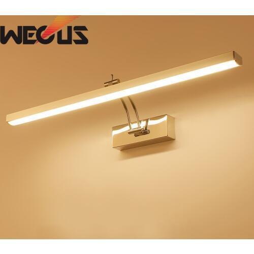 400mm rock-arm bathroom mirror light led bedroom study desk overhead lamp picture lighting 110V 220V 7W
