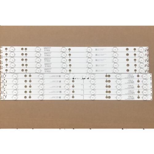 10PCS/set perfect Replacement LED backlight strip for Changhong 49" LED49C1000N LED49C1080N LB-C490F13-E2-L-G1