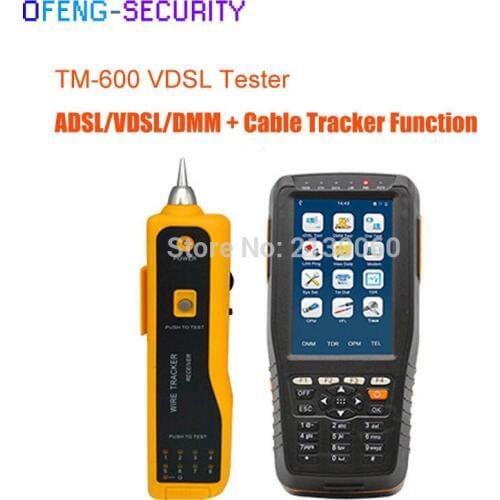 TM-600 VDSL VDSL2 Tester ADSL WAN & LAN Tester xDSL Line Test Equipment With Basic Version + Tone Tracker Function