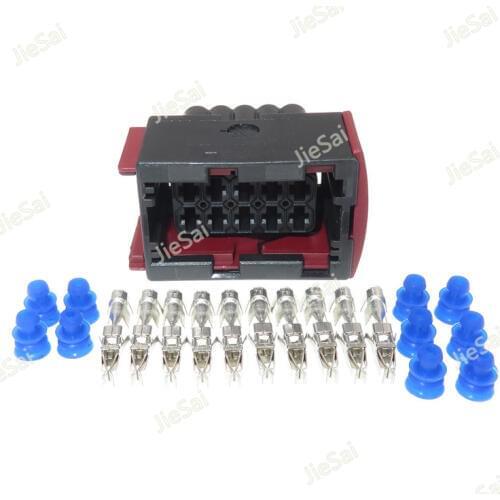 10 Pin 1-967240-1 Auto Headlights Lamp Connector Light Plug Socket Adapter With Terminals And Seals For Buick Peugeot Citroen