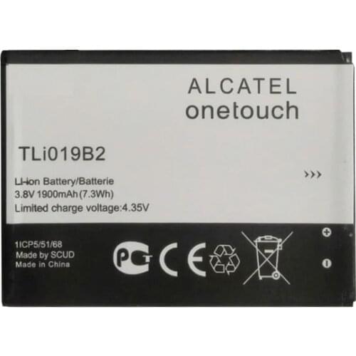 TLI019B1 TLi019B2 1900mAh Battery for ALCATEL one touch POP C7 OT-7041 7041D dual CAB1900003C2