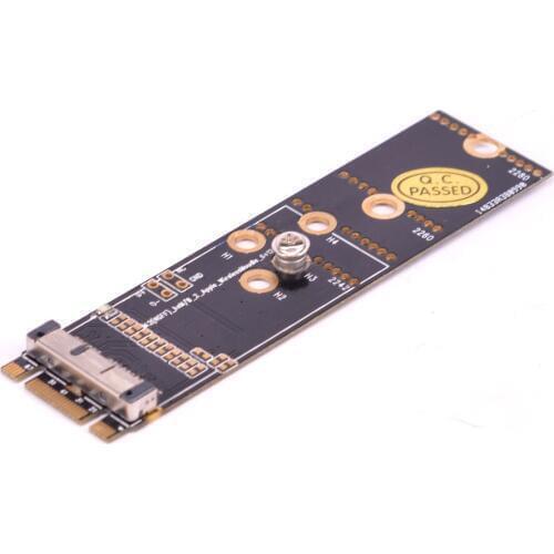 B + M Key NGFF M.2 Adapter for Macbook BCM94360CS2 BCM943602CS BCM94360CD BCM943602CDP BCM94360CSAX WiFi Wireless Network card