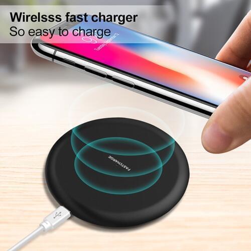 NTONPOWER Qi Wireless Charger For iPhone X XR XS 8 plus 10W Wireless Fast Charging pad for Samsung Xiaomi Huawei