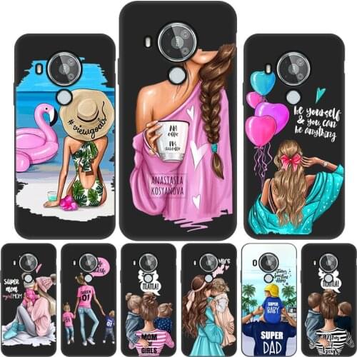 Painted Cases For Nokia 9 Case Silicone Fundas On Nokia 7.3 7.1 Plus 7 5.4 5.1 4.2 3.4 3.2 3.1 2.4 2.1 1.4 1.3 Soft Black Cover