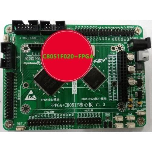 Electronic system design: C8051F020 development board, FPGA development board C8051F+FPGA core board