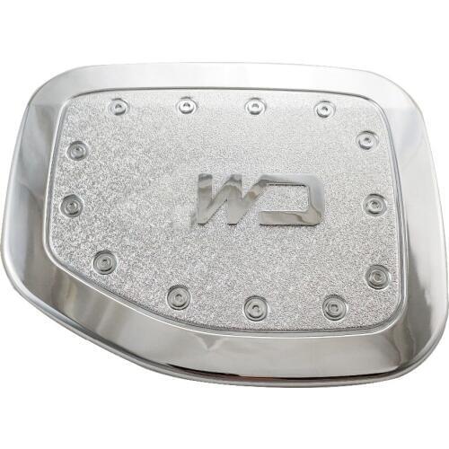 For Toyota Land Cruiser Prado FJ120 2002 2003 2004 2005 2006 2009 ABS Chrome Car accessories Styling Auto Oil Fuel Tank Cover