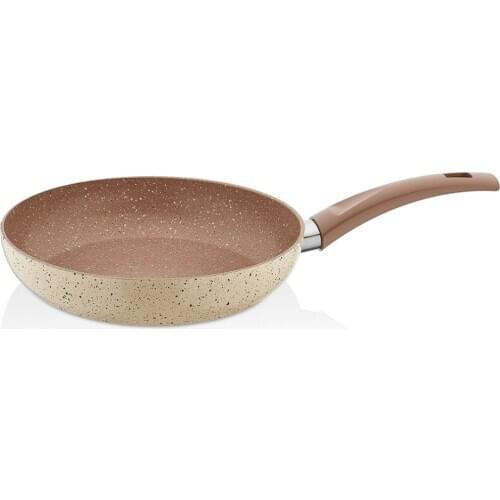 Cream Color 24 CM Granite Pan