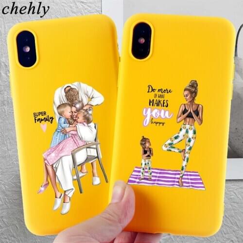 Beauty Mama Phone Case for IPhone 6s 7 8 11 12 Mini Plus Pro X XS MAX XR Cases Soft Silicone Fitted TPU Back Cover Accessories