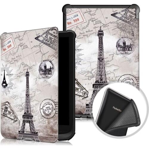 Magnet Case For Pocketbook Basic Lux 2/touch Lux 4 Silicone Soft Back Shell Cover for Pocketbook 616/627/632 Smart Funda + Pen