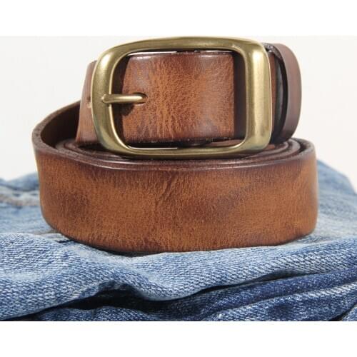 New Fashion Mens Leather Belt Leather Retro Handmade Belt Luxury Belt Genuine Leather Belt Jeans Wide Belt Mens Gift Harajuku