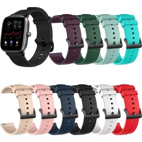 For Huami Amazfit GTS 2 mini 2e / Bip U Pro S Lite Strap Wristband Sport Bracelet Watchbands 20mm Watch Band correa amazfit gts
