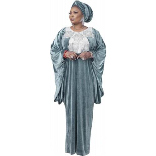 Vetement Femme Grande Taille 2021 New African Plus Size Dresses For Women Long Sleeve Robe Marocaine Elegant Party Outfits