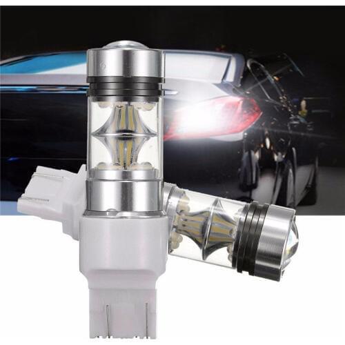 100W Canbus Error Free Dual Circuit T20 7443 580 7444NA W21/5W CAR LED Brake Lights Stop lamp Tail Rear Parking DRL Light Bulbs