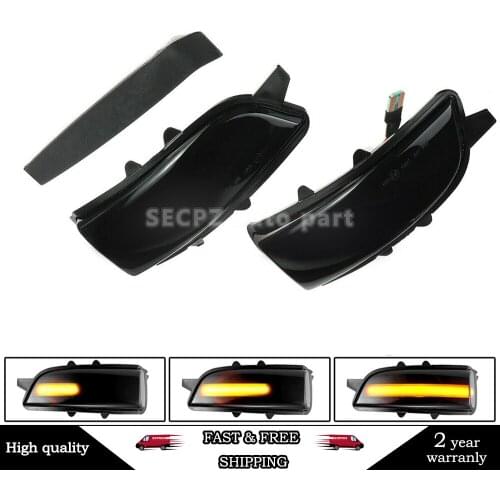 Car LED Dynamic Turn Signal Light Side Rear view Mirror Indicator Blinker Lamp For Volvo C30 C70 S40 S60 V40 V50 V70 08- 2010 S8