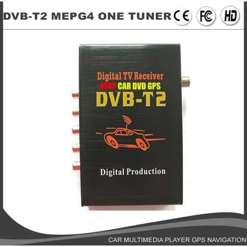 HD Car Mobile TV tuner DVB-T2 Receiver External Digital TV DVB-T 2 Receiver Set top box 1080P Eruope Market H264 mpeg4 mpeg2