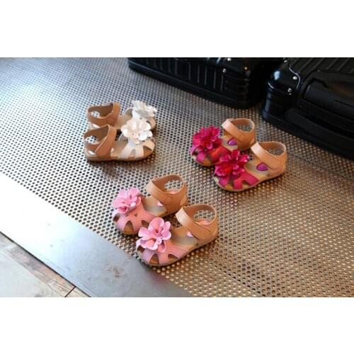 Kids shoes girls 2019 new summer girls sandals flower princess baby girls shoes fashion sandals