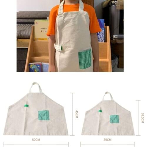 Cotton Apron for Kids Montessori Practical Materials Childrens Utensils Basic Skill Learning Tools Early Educational Equipment