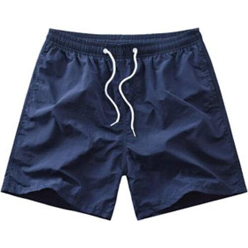 Summer Casual And Breathable Sports Pants Loose lace up beach pants for men Simple solid color shorts oversize Man Pants