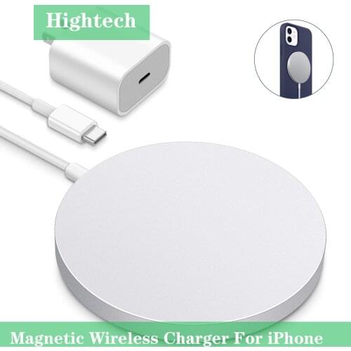 Magnetic Wireless Charger For iPhone 12/12 Mini/12 Pro/ 12 Pro Max And Apple AirPods 2 /Pro [With USB-C 20W PD Adapter]