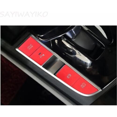 New Aluminum automotive center stack gear sticker button cover For Elantra 2020 2021-2024 CAR STYING 4pcs/set