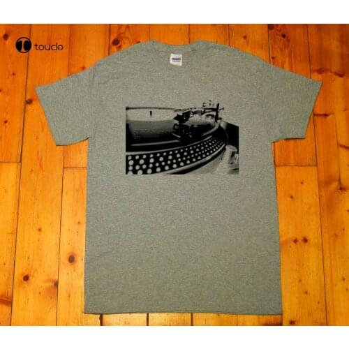 New Vinyl Record Player Turntable Audio-Technica Pioneer - Screen Printed T-Shirt Cotten Tee Shirt