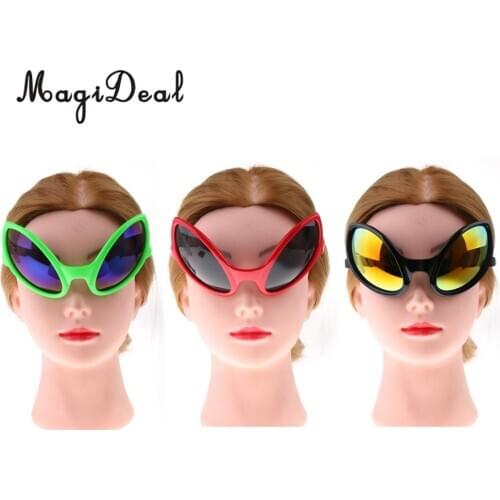 Novelty Alien Sunglasses Party Glasses Fancy Dress Costume Role Play Black