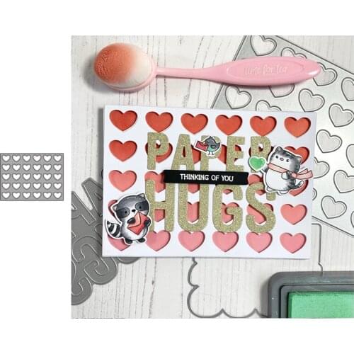 Hollowed Heart Shape Frame New Metal Cutting Dies for Scrapbooking Mold Cut Stencil Handmade DIY Card Make Mould Model Craft