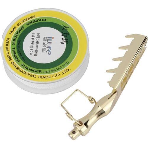 Ilure fishing tackle tools stainless steel retriever rescue lure seeker fishing line 30m 4 brtaid lure Saver