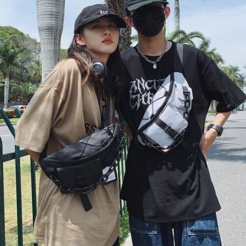 Sports Waterproof Men Waist Bags Casual Outdoor Crossbody Bag Multi-Function Messenger Bag Hip Fanny Pack Unisex Chest Pouch