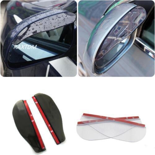 Car Styling Rearview mirror rain eyebrow for Renault sceni c1 2 c3 modus Duster Logan Sandero