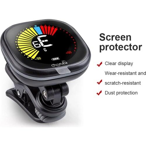 USB Rechargeable Multifunctional Clip-on Tuner Electric Guitar Tuner Pedal Clip On Mini LCD Display For Chromatic Guitar Violin