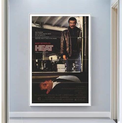 V0746 Heat (2) Vintage Classic Movie Wall Silk Cloth HD Poster Art Home Decoration Gift