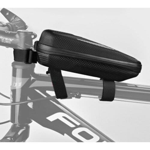 Waterproof Bicycle Bag Cycling Storage Pouch Front Frame Bag Bicycle Front Tube Bag Pannier With Laminated Waterproof Zipper