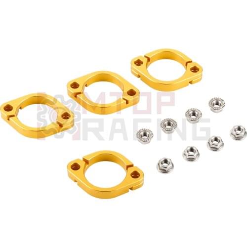 Silver Exhaust Flange For Kawasaki ZR1100 Zephyr1100 1992 1993 1994 1995 1996 1997 1998 1999 2000 2001 2002 2003 2004 2005 2006