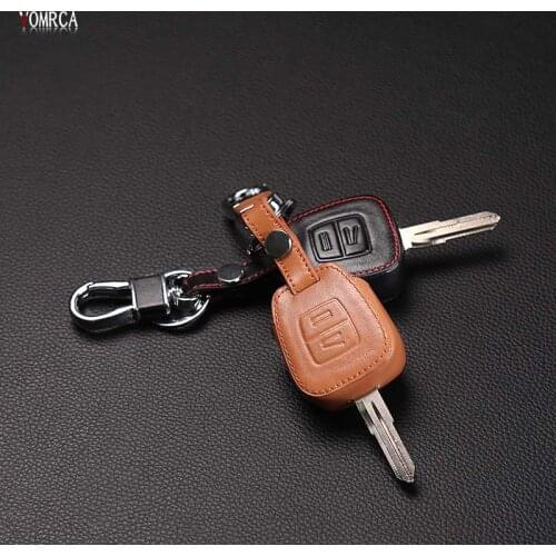 High Quality genuine leather car key cover , car styling for Vauxhall Opel Astra for Zafira Omega Astra Mk4 ,2 Buttons