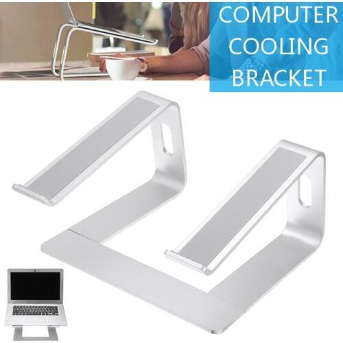 Pohiks 1pc Aluminum Laptop Radiating Bracket Adjustable Foldable Computer Stand Durable Laptops Holder for Notebook