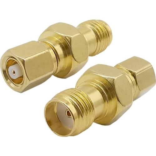 1Pcs SMA Female Jack to SMC Male Plug RF Coaxial Connector Adapter Straight F/F