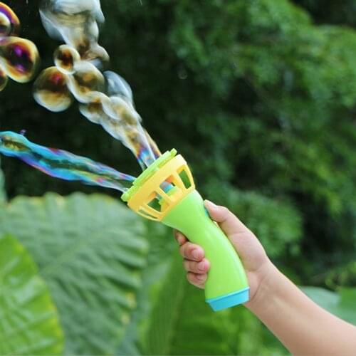 1pc Funny Children Bubble Toy Gift Bubble Blower Gun Summer Funny Bubble Maker Mini Fan Kids Outdoor Toy