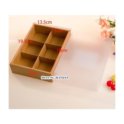 100pcs/Lot 22.5*15*5cm Black Drawer Gift Boxes For mooncake Packing PVC /Paper Cover Box Cake/Candy Wedding Favour BOX