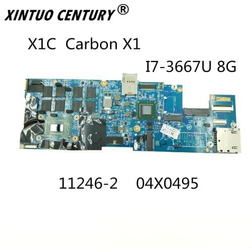 11246-4 For Lenovo Thinkpad X1C Carbon X1 laptop motherboard 04X0495 i7-3667U CPU 8G 100% test