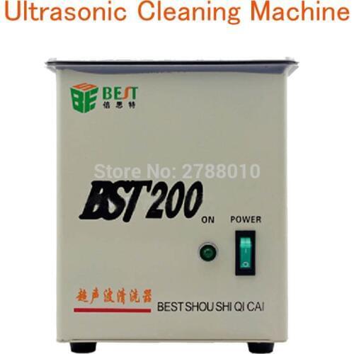 2L Stainless Steel Ultrasonic Cleaning Machine Practical Ultrasonic Cleaner Household Cleaning Machine BST-200