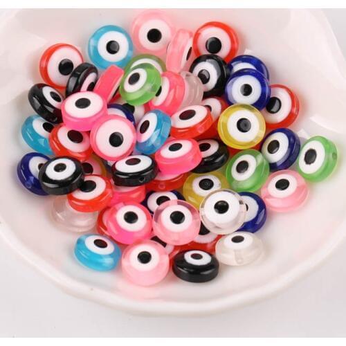 30pcs diy jewelry accessories candy beads resin eye beads beaded accessories loose beads bracelet necklace material