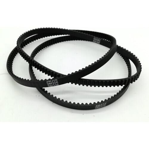 3M or HTD3M Endless Belt 306mm Length 6mm or 9mm Widith 102 Teeth