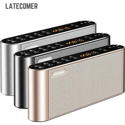 Latecomer Q8 New Bluetooth Speaker High-definition dual Portable Wireless speakers with Mic TF FM Radio Loudspeakers Sound Box