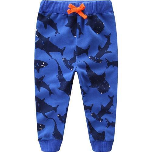 Jumping meters Autumn baby boys girls trousers applique sweatpants hot selling children clothes long pants fashion kids boy pant