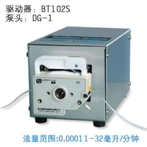 BT102S DG6-1 Industrial Medical Lab Basic Variable Speed Water Fluid Dosing Pump Dosing Peristaltic Pump 0.00016-26ml/min
