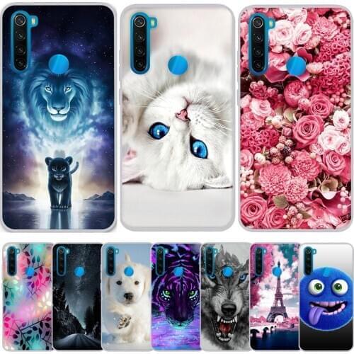 Cover For Xiaomi Redmi Note 8 Case Silicon TPU Painted Back Phone Case For Xiaomi Redmi Note 8 Pro Case Funda Redmi Note 8 Cover