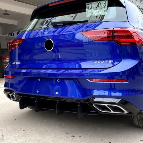 For Volkswagen Golf 8 Golf Mk8 Car Rear Bumper Diffuser Flag Spoiler Splitter Accessories Car Styling