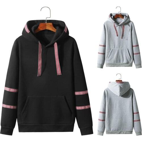 Cotton US Size 2021 Autumn New Mens Women Webbing Design With Pocket Leisure Long Sleeve Hoodies Sweater